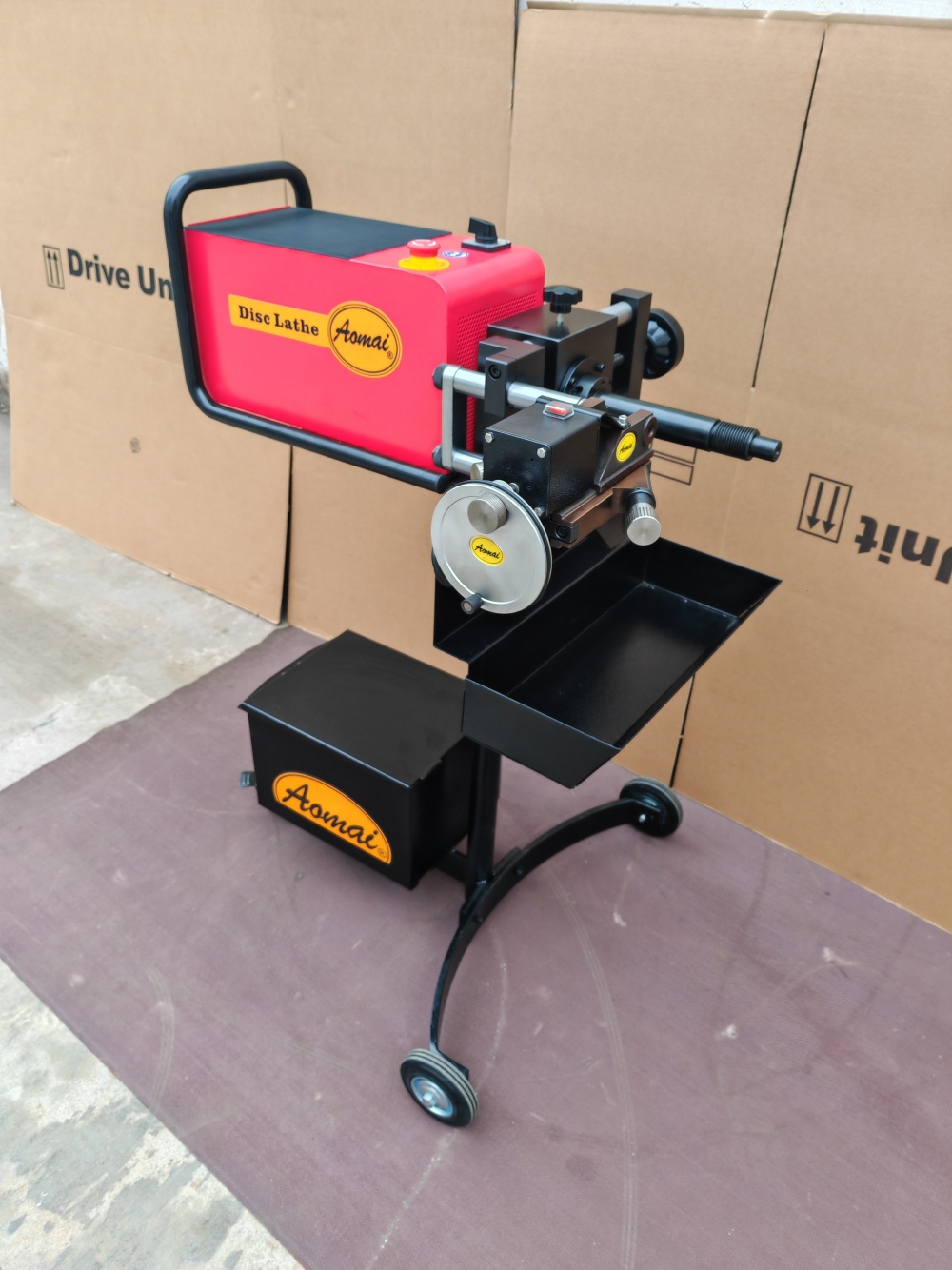 آلة محمولة لإصلاح السيارات: مق - مراجعة Brake Drum Lathe وسعره