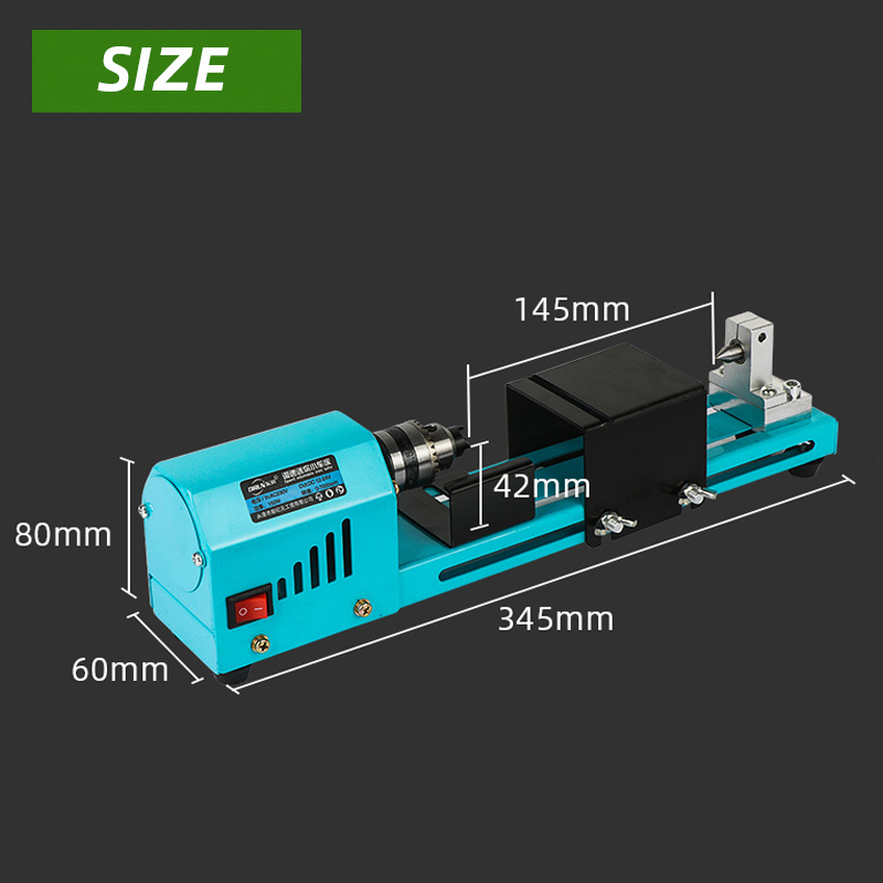 1 Set 150 واط صغيرة خراطة الخش - مراجعة Brake Drum Lathe وسعره